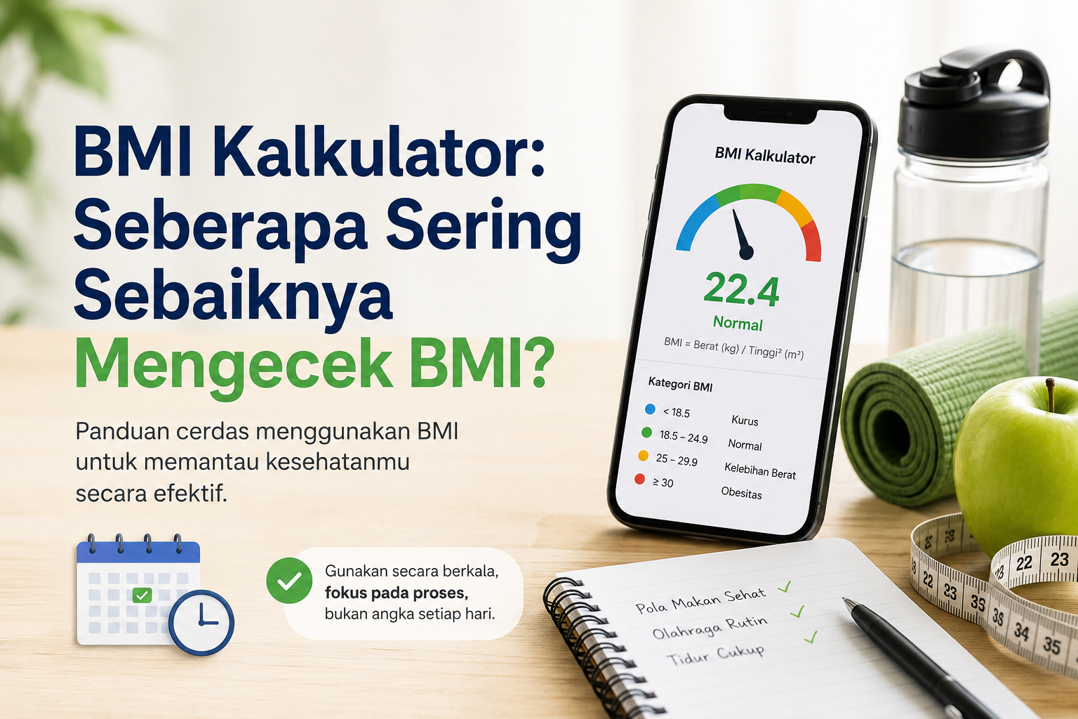 BMI Kalkulator: Seberapa Sering Sebaiknya Mengecek BMI?